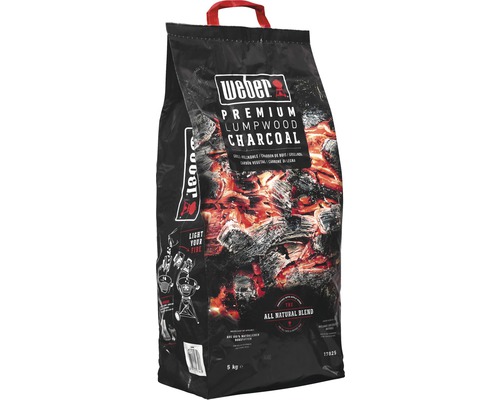 Weber säck med träkol och premiumkol