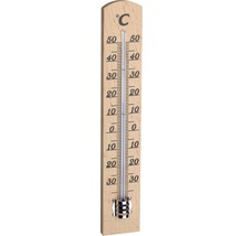 Termometer med träram för temperaturmätning