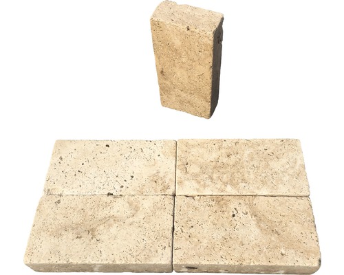 Travertin gatsten för utomhusbruk