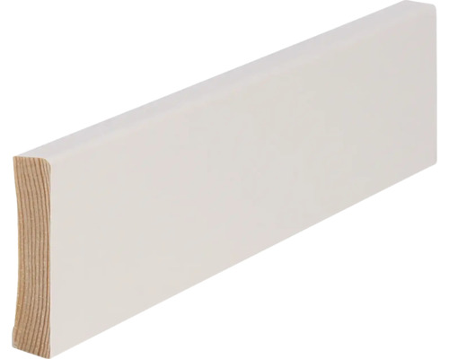 Sockel furu EHL PROLIST 12x56mm antikvit S 0502-Y (OBS! Fallande längder 2,4-4,8m) Lackerad golvsockel i trä