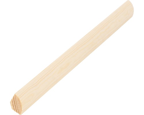 Kvartsstav furu obehandlad 12x12mm (OBS! Fallande längder 2,4-4,8m) Rund träpinne av gran