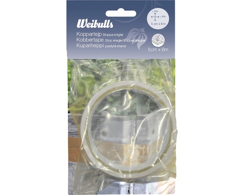 Weibulls kopparband mot sniglar, 5 cm x 6 m