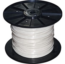 Kabeltrumma med vit kabel