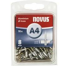 Blindnit NOVUS Ø 4x8mm aluminium 70-pack-thumb-1