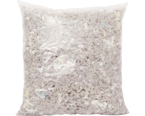 Säck med skumflingor för stoppning