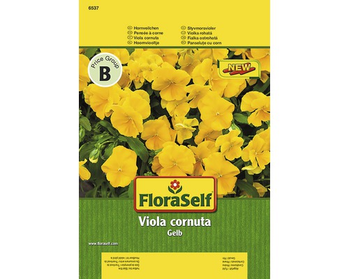 Blomfrö FLORASELF Hornviol gul-0