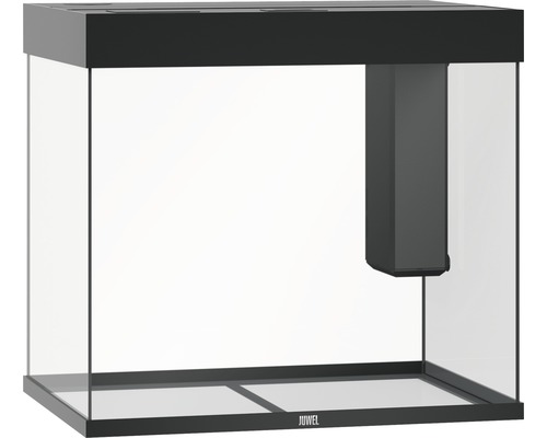 Tomt glasakvarium med filter