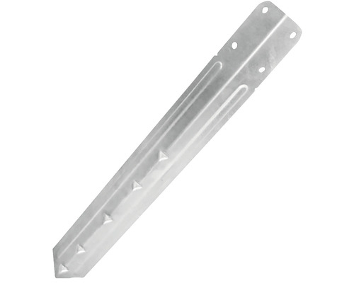 Metallstaketstolpe med spets och hål