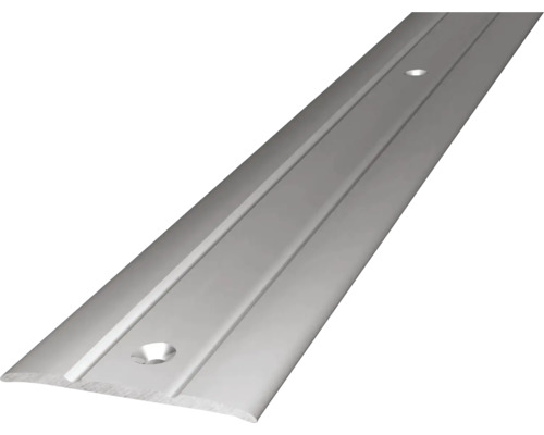 Mattlist PRINZ överliggande skena silver 38x2mmx1m Golvprofil av metall med fästhål