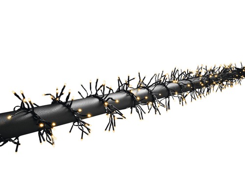 Dekorativ ljusslinga på en stång