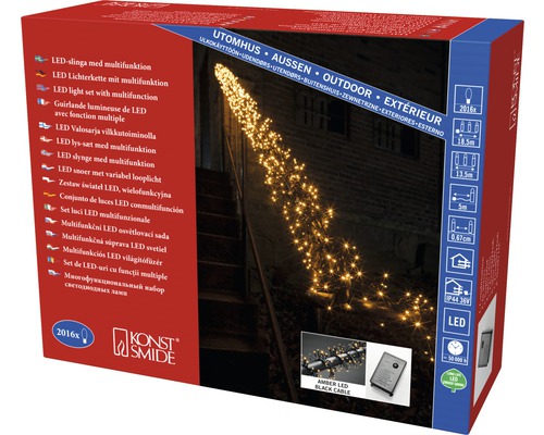 Konstsmide LED ljusslinga med multifunktion, förpackning