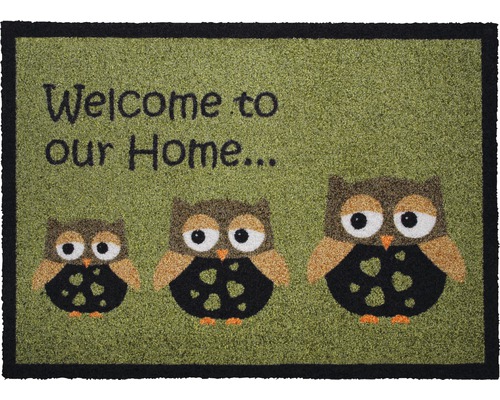 Dörrmatta Owl Creation grön 50x70cm