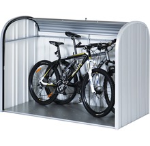 Cykelbox av metall med cyklar