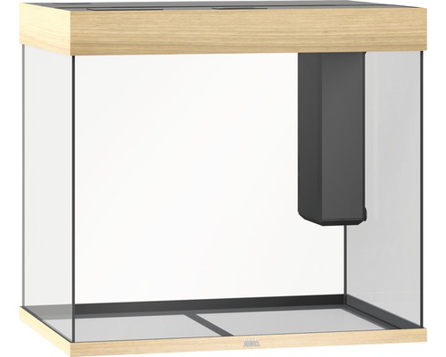 Tomt akvarium med filtersystem