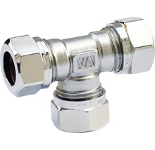 T-koppling VATETTE VA 1150 förkromad-rör 15x12x12 mm 1948496