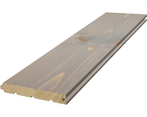Massivt trägolv MOELVEN Anderna Natur borstad furu 25x162mm (OBS! Fallande längder) Träprofilbräda av gran med spont och not