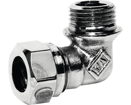 VATETTE Vinkelkoppling 1145-15xR15 förkromad 1947886 Vinkelkoppling med yttergänga för sanitetsinstallationer