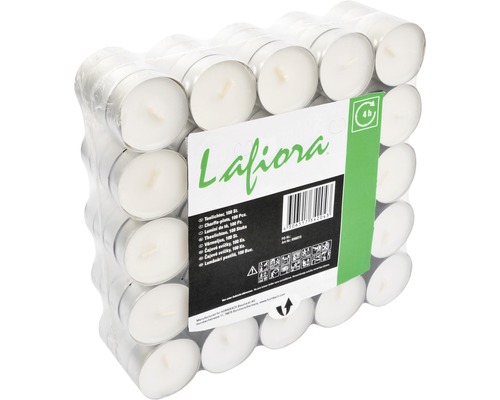 Förpackning med 100 värmeljus