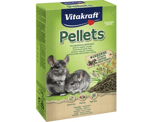 Chinchillafoder VITAKRAFT pellets 1kg