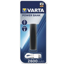 Powerbank VARTA portabel 2600 mAh svart-thumb-0
