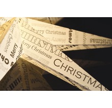 Dekorativ stjärna med texten God Jul