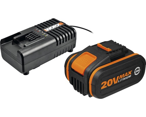 Worx batteri och laddare för elverktyg