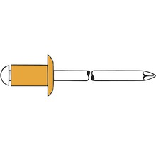 Blindnitsstift med dorn