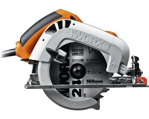 Worx handcirkelsåg med 160 millimeters sågblad
