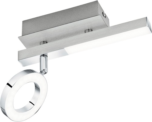 LED-taklampa med en rund, justerbar spotlight