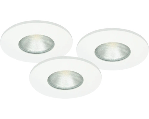 Downlights set MALMBERGS MD-315 LED 13W integrerade ljuskällor 3 styck inklusive drivdon vit 9974377