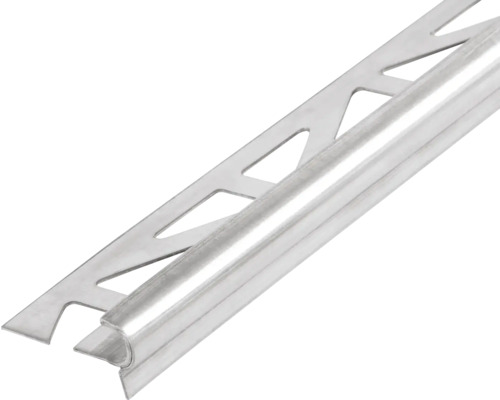 Trappstegsprofil DURAL Florentostep FSTE 110 grå rostfritt stål rund-profil 100 cm 11 mm Trappstegsprofil DURAL Florentostep FSTE 110 grå rostfritt stål rund-profil 100 cm 11 mm