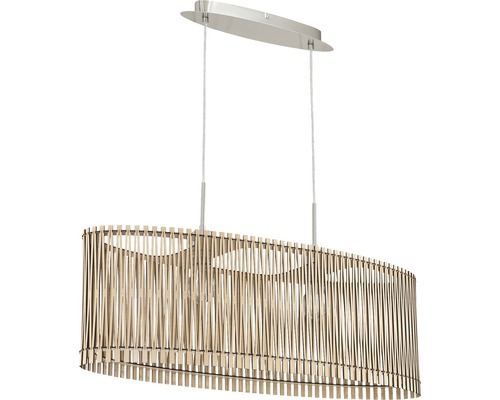 Taklampa EGLO Sendero 2-lågig 2x60W E27 nickel matt