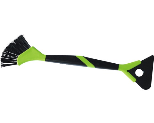 Isskrapa med borste för rengöring av bilrutor