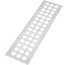 Metallplåt med runda hål