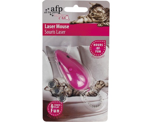 All for Paws Laser Mouse kattleksak i förpackning