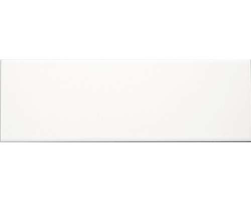 Kakel Style vit blank 10x30cm