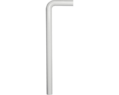 FALUPLAST Utloppsrör 40 mm x 90° vit 8073298 Vinkelrör av metall