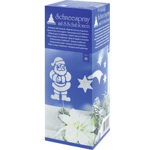 Snöspray med åtta schabloner