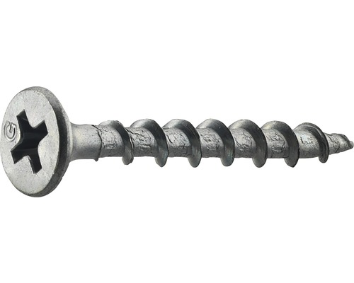 Träskruv GRABBER 3,9x32mm utvändig C4 250-pack G308UK Enskild bild av en skruv med krysshuvud