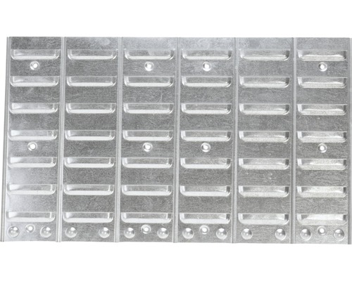 Perforerad metalltavla HÜNERSDORFF för förvaringsbox storlek 1-4