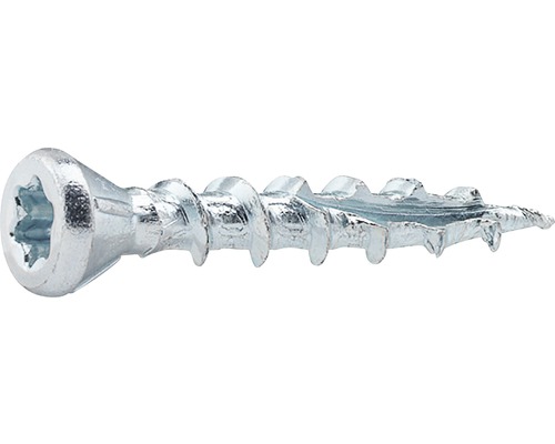 Spånskiveskruv GRABBER 4,3x28mm förzinkad C1 50-pack SPÅNX28ZSB Träskruv med Torx-drivning