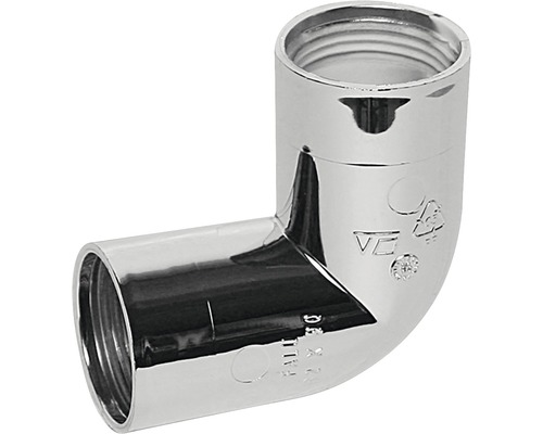 FALUPLAST Vinkel 32 mm x 90° förkromad 2910375 Röranslutningsvinkel
