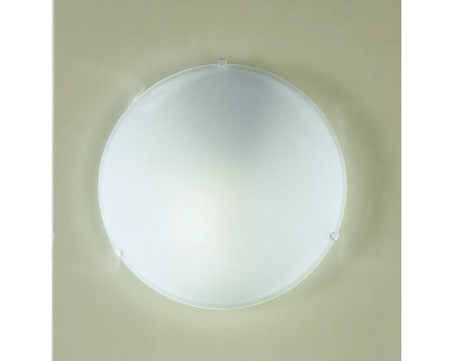 Rund taklampa med glasskärm