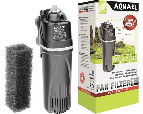 Aquael innerfilter för akvarier med förpackning