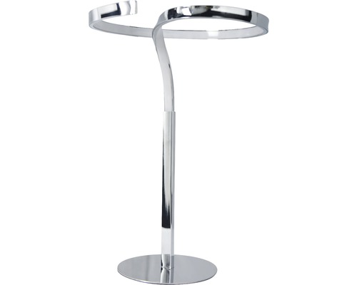 Handdukshängare av förkromat metall med två armar