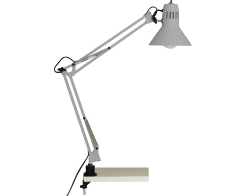 Skrivbordslampa BRILLIANT Hobby E27 klämm silver Skrivbordslampa BRILLIANT Hobby E27 klämm silver