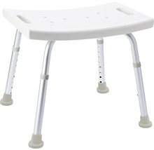 Duschpall med aluminiumben och justerbar höjd