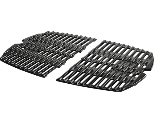 Två grillgaller i gjutjärn