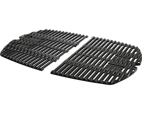 Två grillgaller av gjutjärn