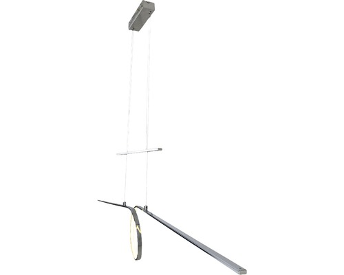 Modern hänglampa med LED-lampor och en stilren design.